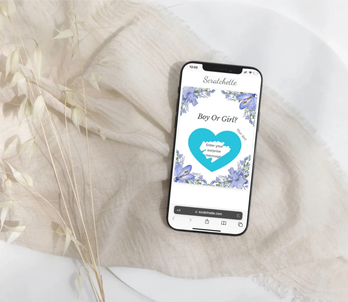 Baby Reveal – Digital Scratch Card for him - Image 2